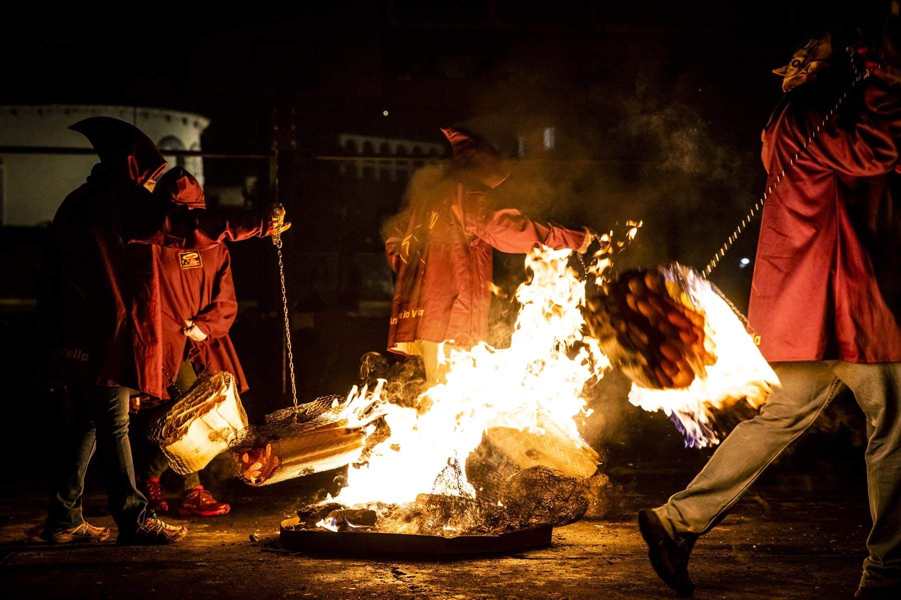 La cremada de falles de l'any passat.
