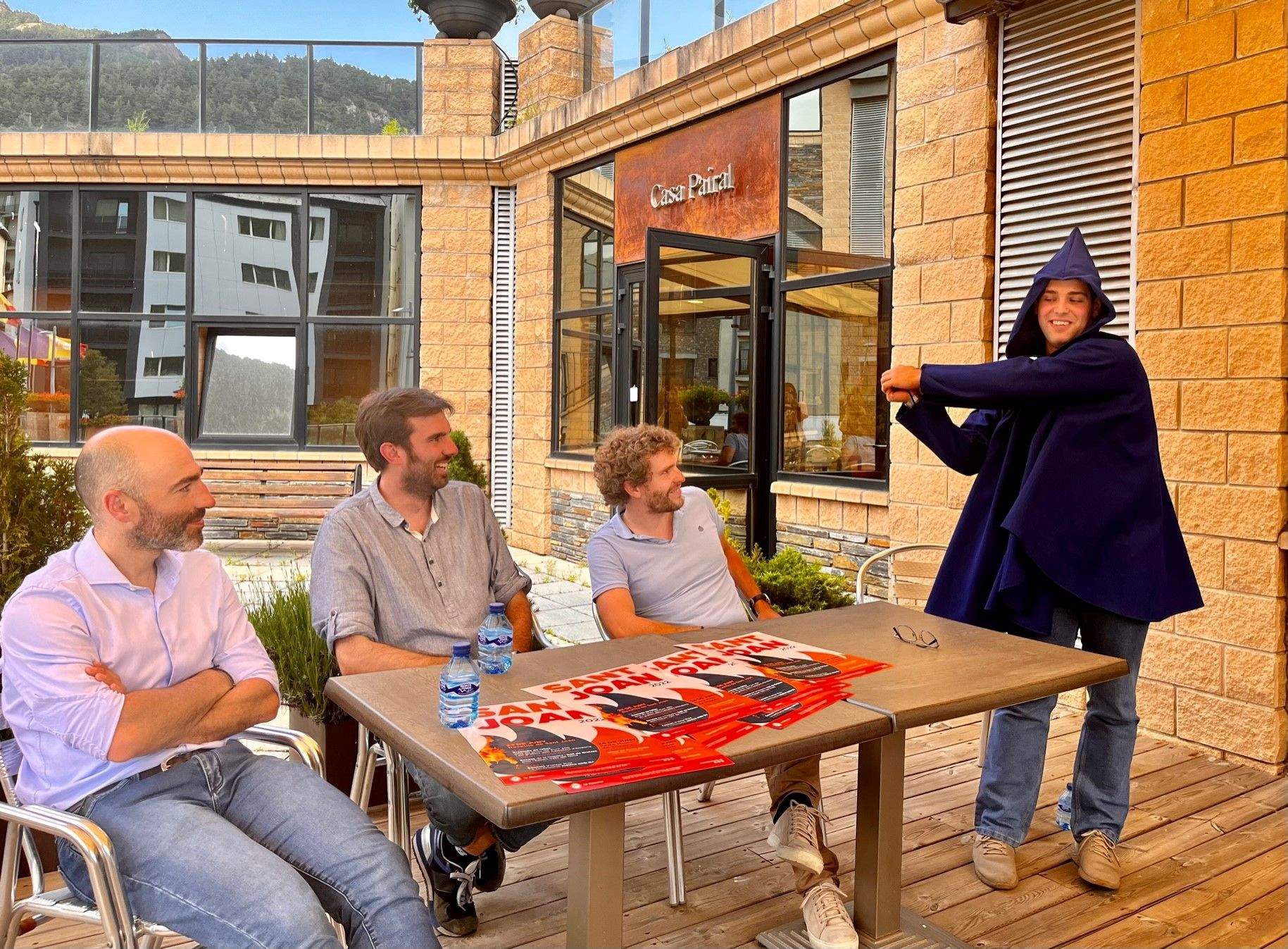 Presentació de la revetlla a la Massana.