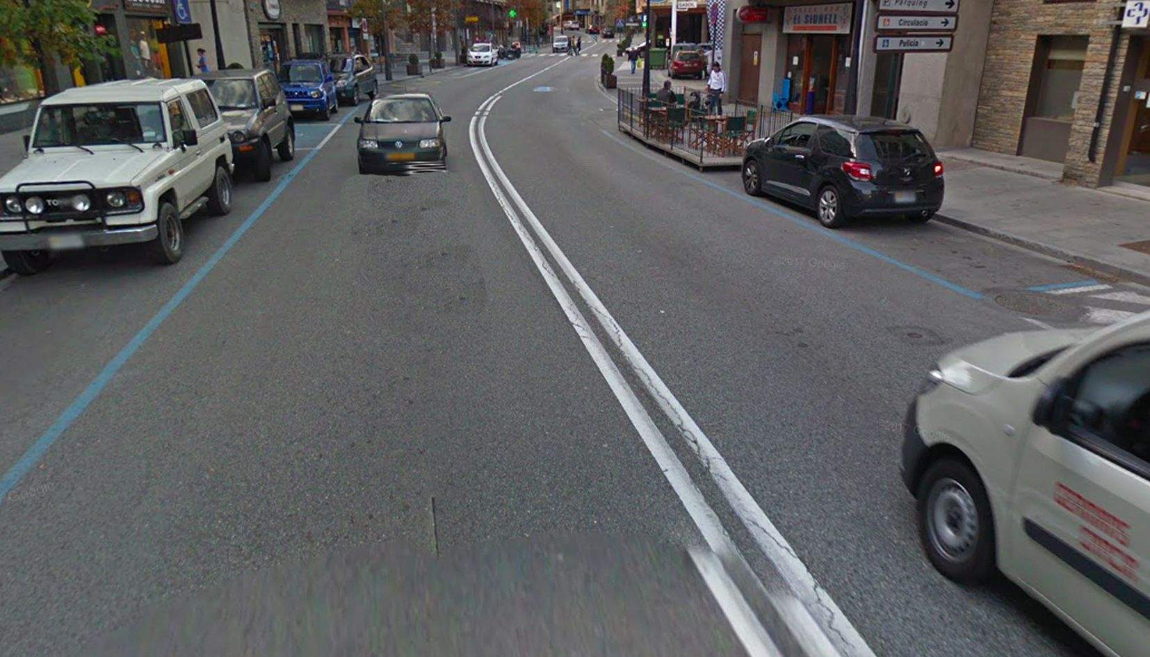 Zona a l'altura de la qual hi ha hagut l'accident aquest matí.