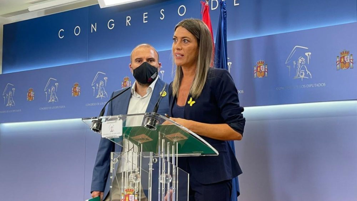 Josep Pagés i Míriam Nogueras han presentat la bateria de preguntes.