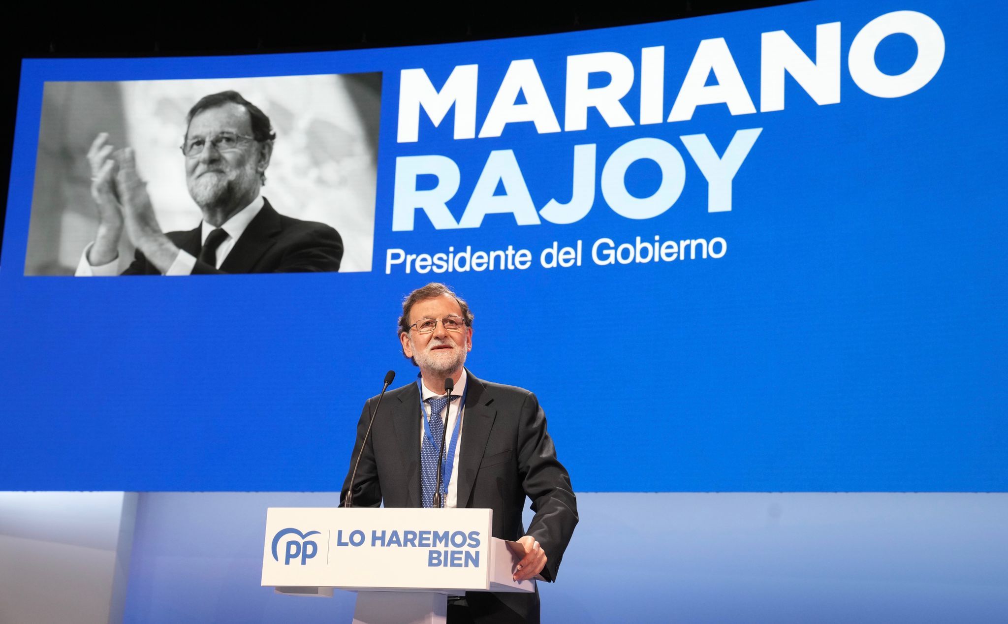 Mariano Rajoy en un acte electoral fa uns anys.