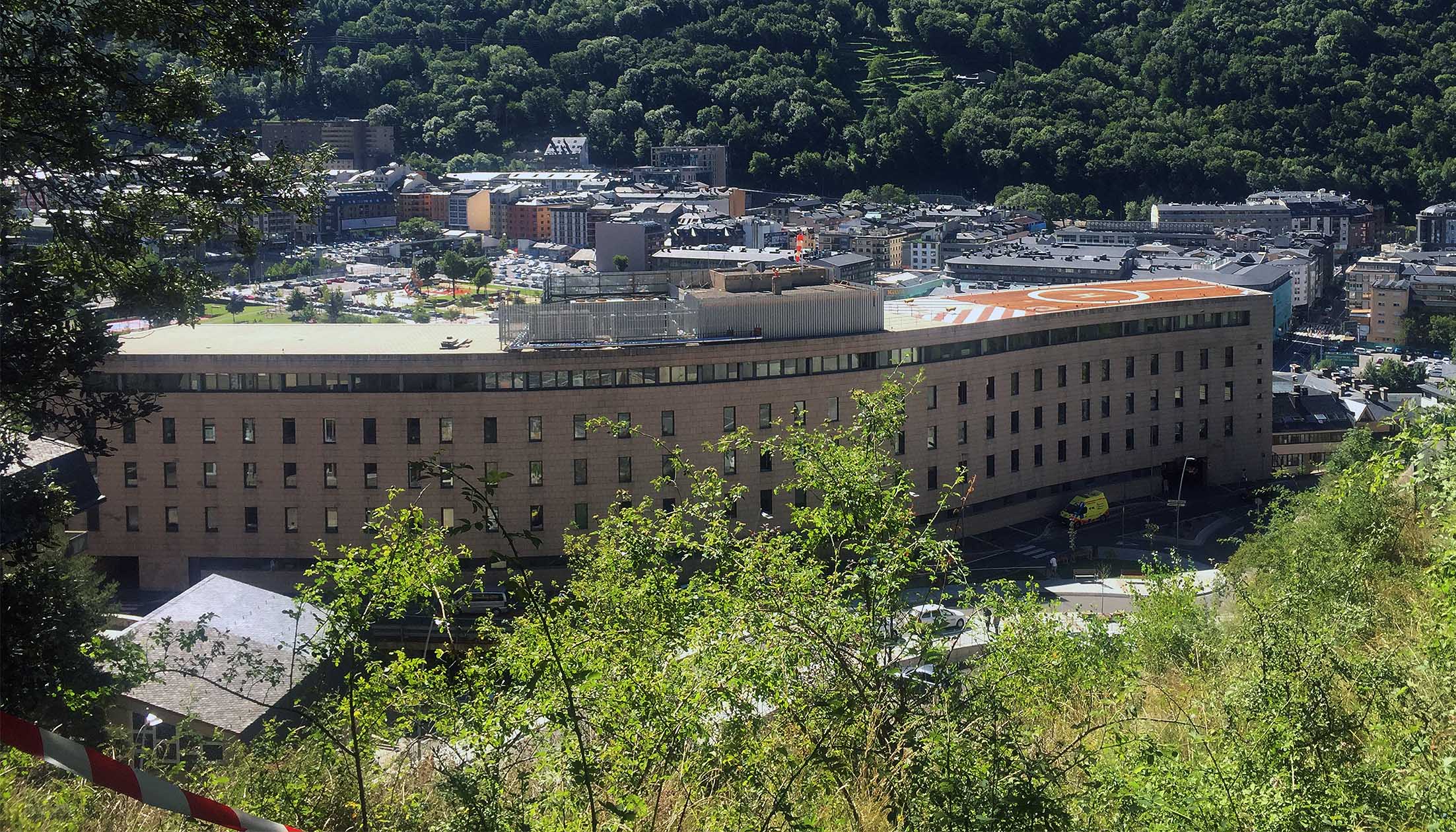 Una vista del centre hospitalari del Principat.