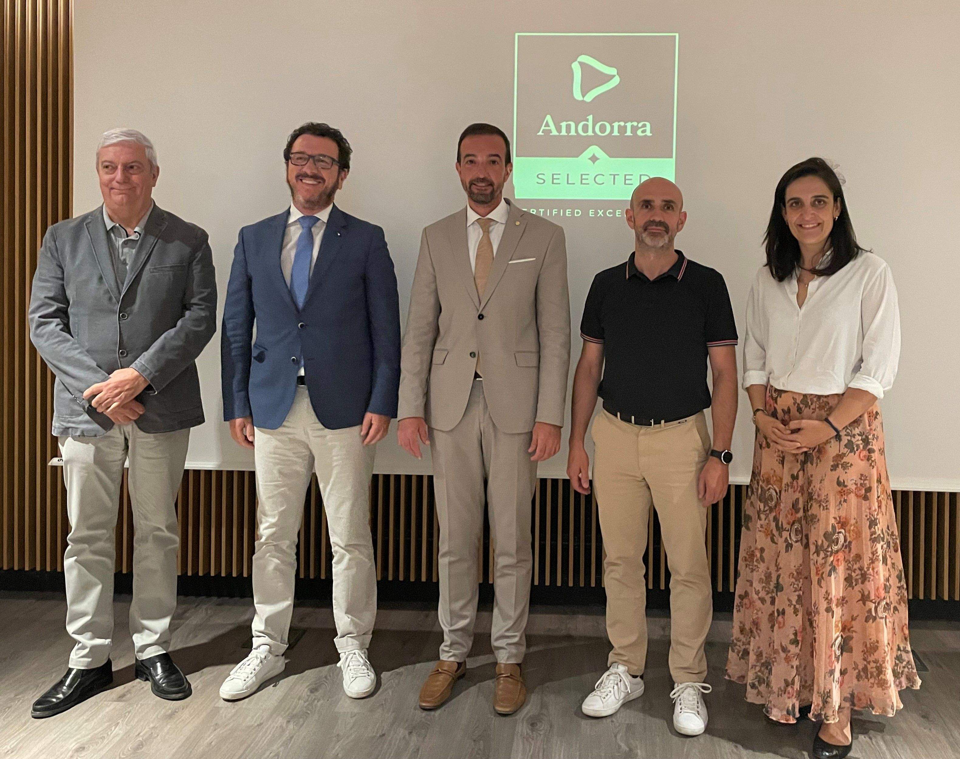 Un instant de l'acte de presentació del segell 'Selecte'.