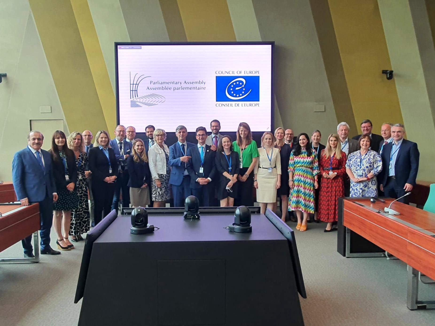 Els participants a la Sessió d’estiu de l’Assemblea Parlamentària del Consell d’Europa
