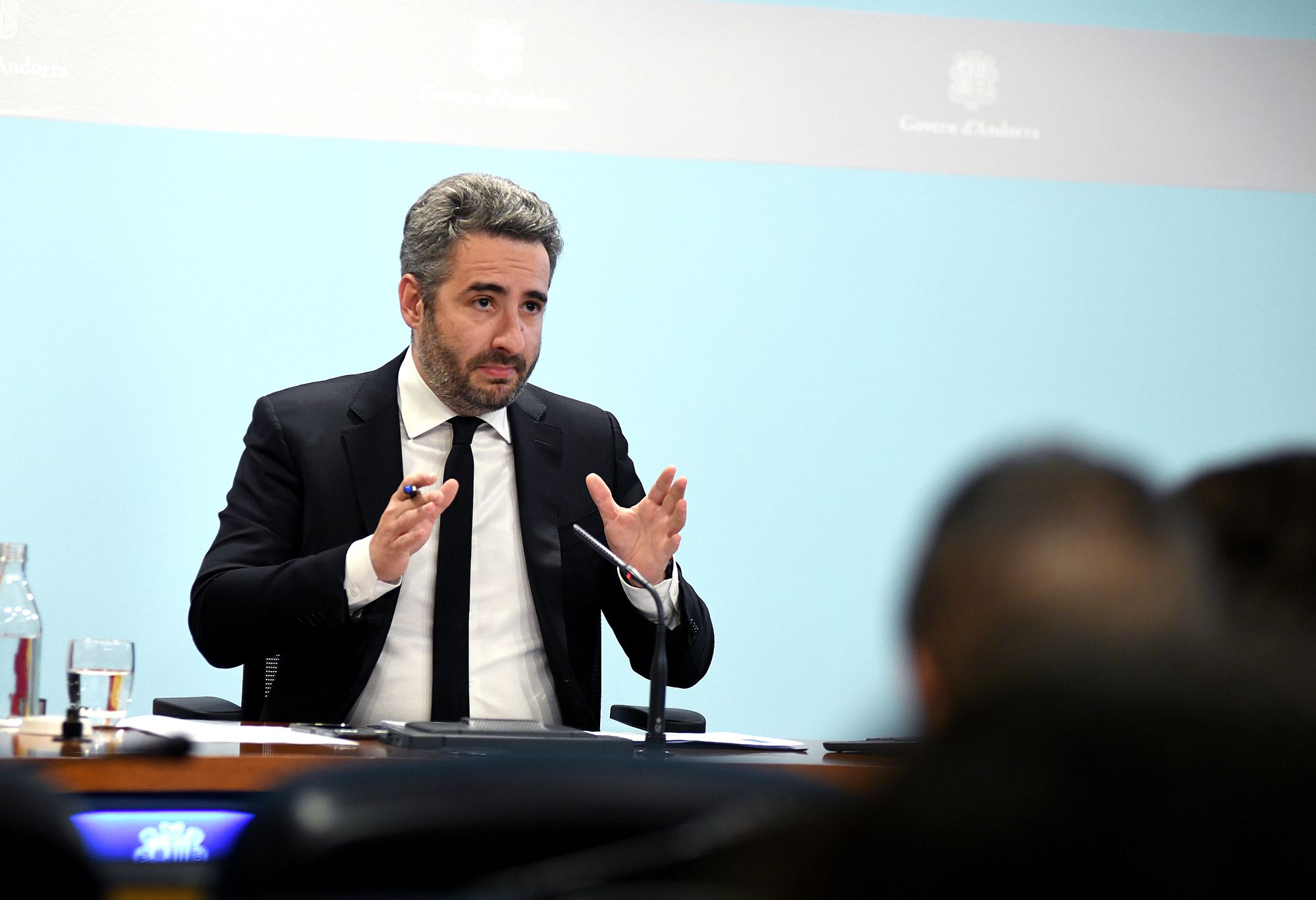 Eric Jover durant la roda de premsa d'aquest dimecres.