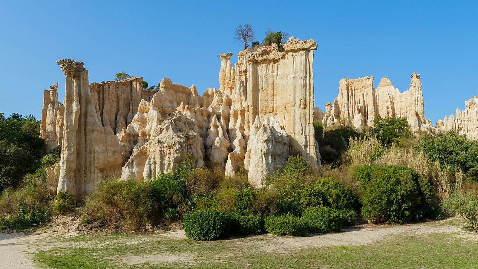 Les Orgues d'Ille-sur-Têt, a proximitat de les quals van aparèixer les bosses d'escombraries. Les Orgues d'Ille-sur-Têt, a proximitat de les quals van aparèixer les bosses d'escombraries.