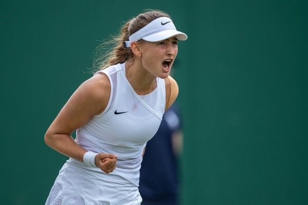 Jiménez en el partit de Wimbledon.