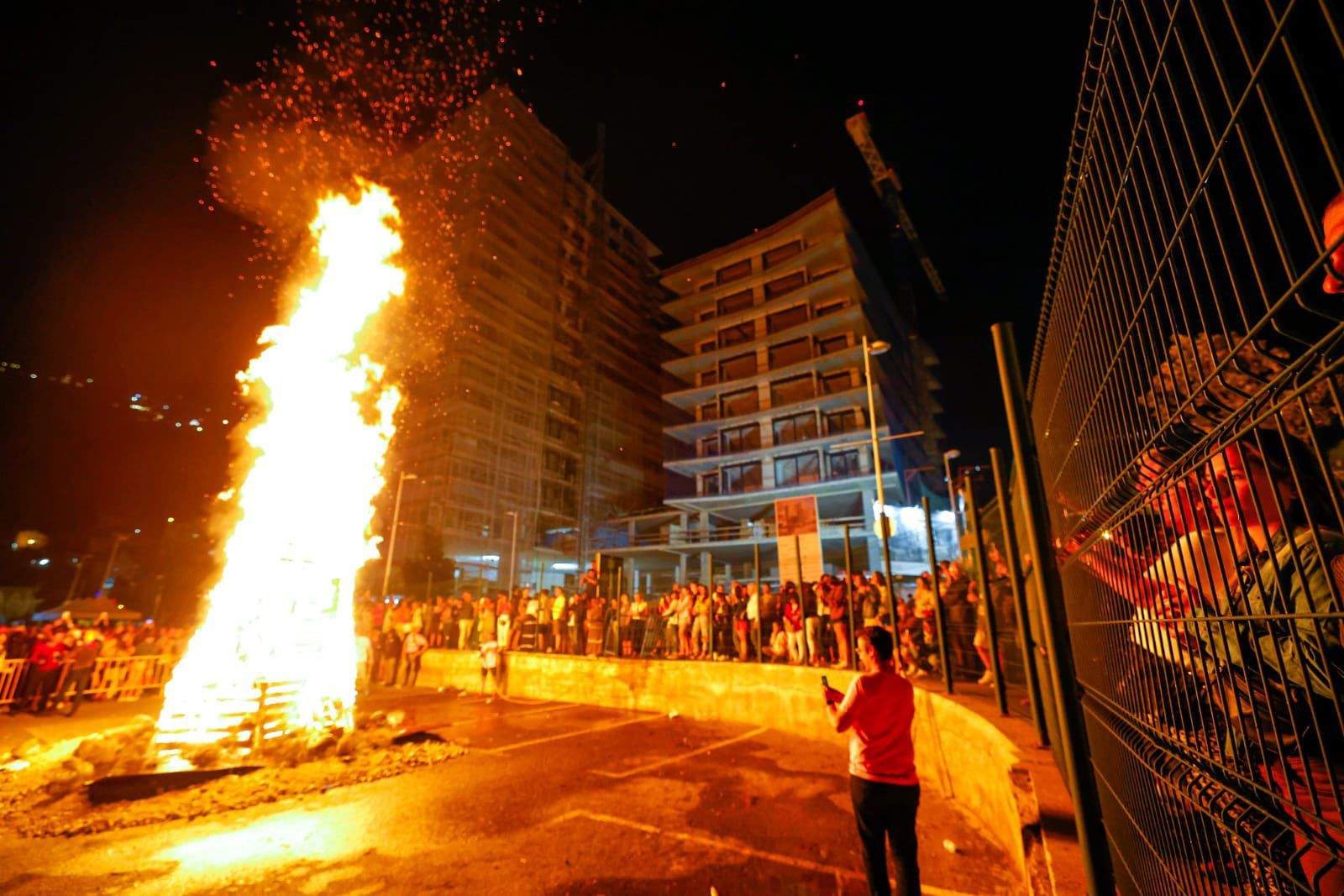 La foguera d'Escaldes.