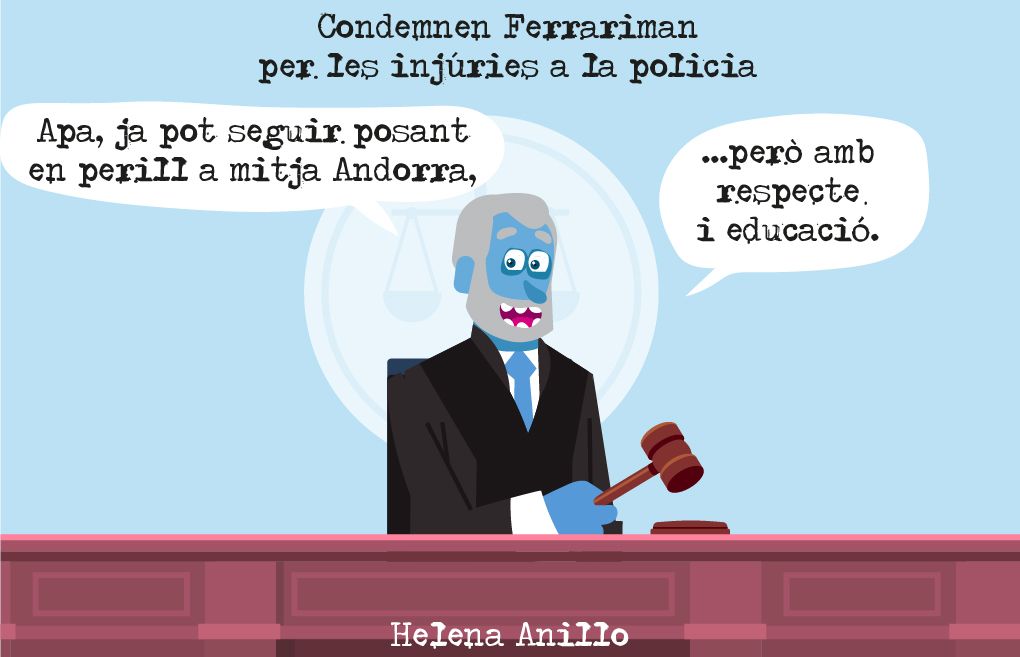 La condemna a 'Ferrariman'.