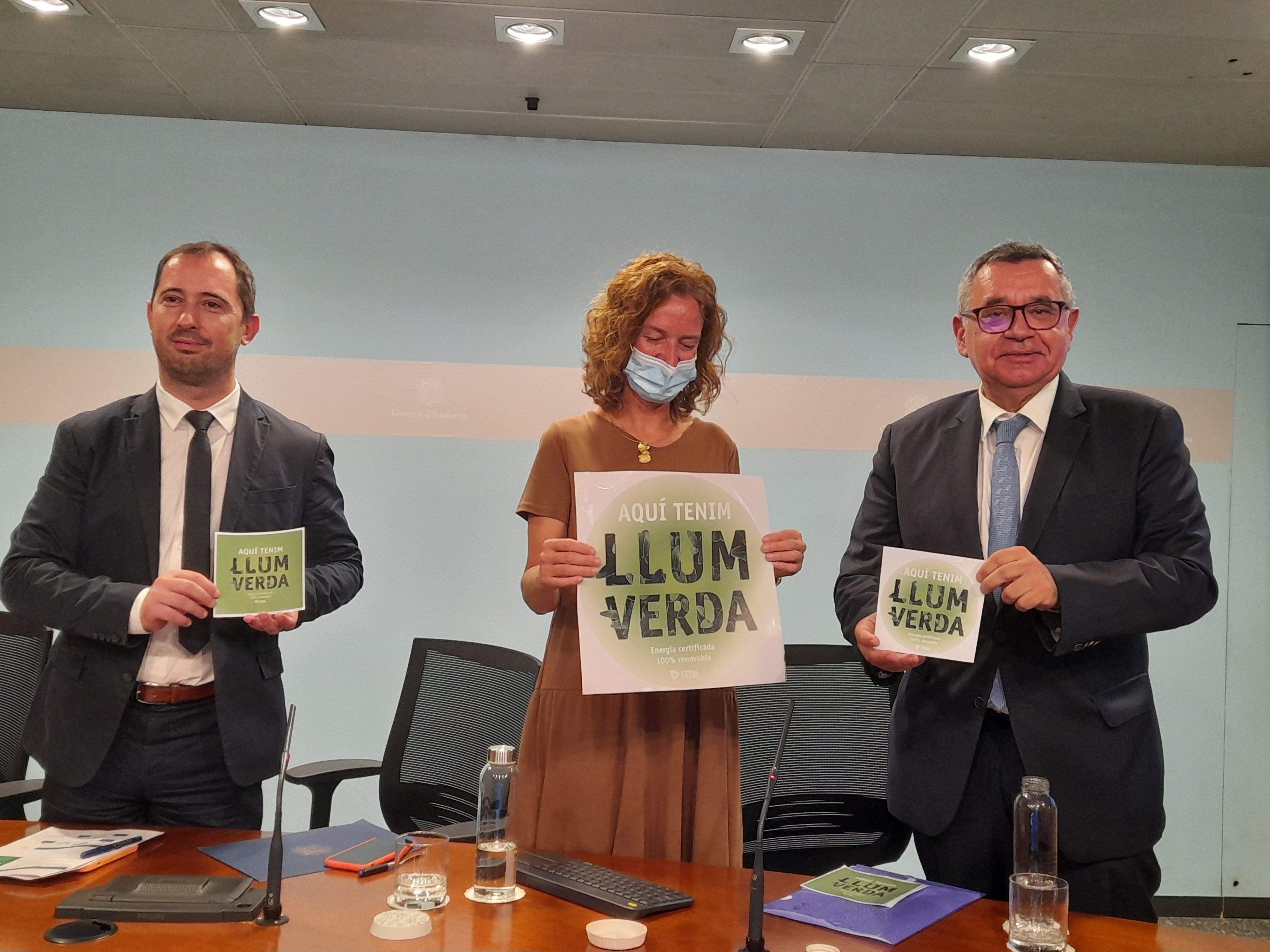 Miquel, Calvó i Moles amb el segell de llum verda