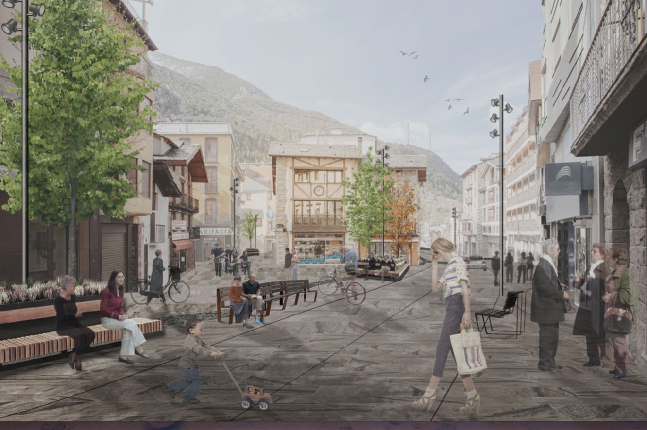 Aspecte de la Plaça del Consell