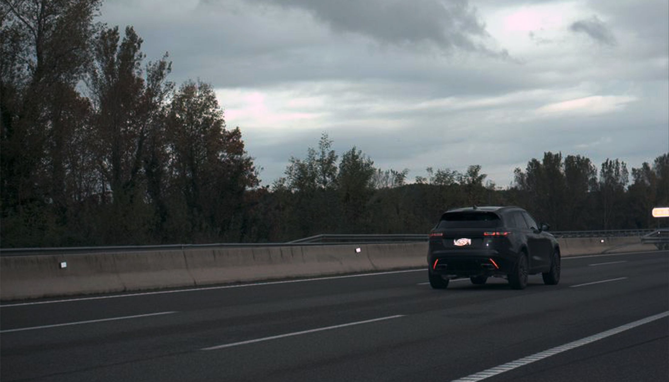 La imatge captada per un control de l'AP-7 amb el vehicle que circulava a 213 km/h