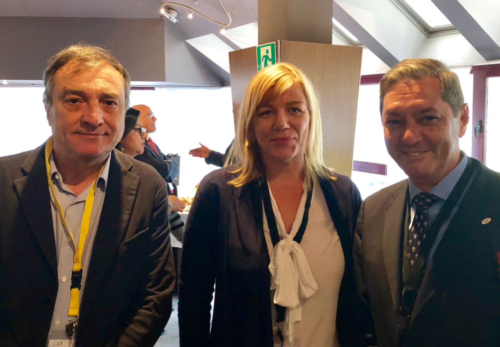 Marc Vila Amigó i la directora del Programa ProFio, Julia Unger