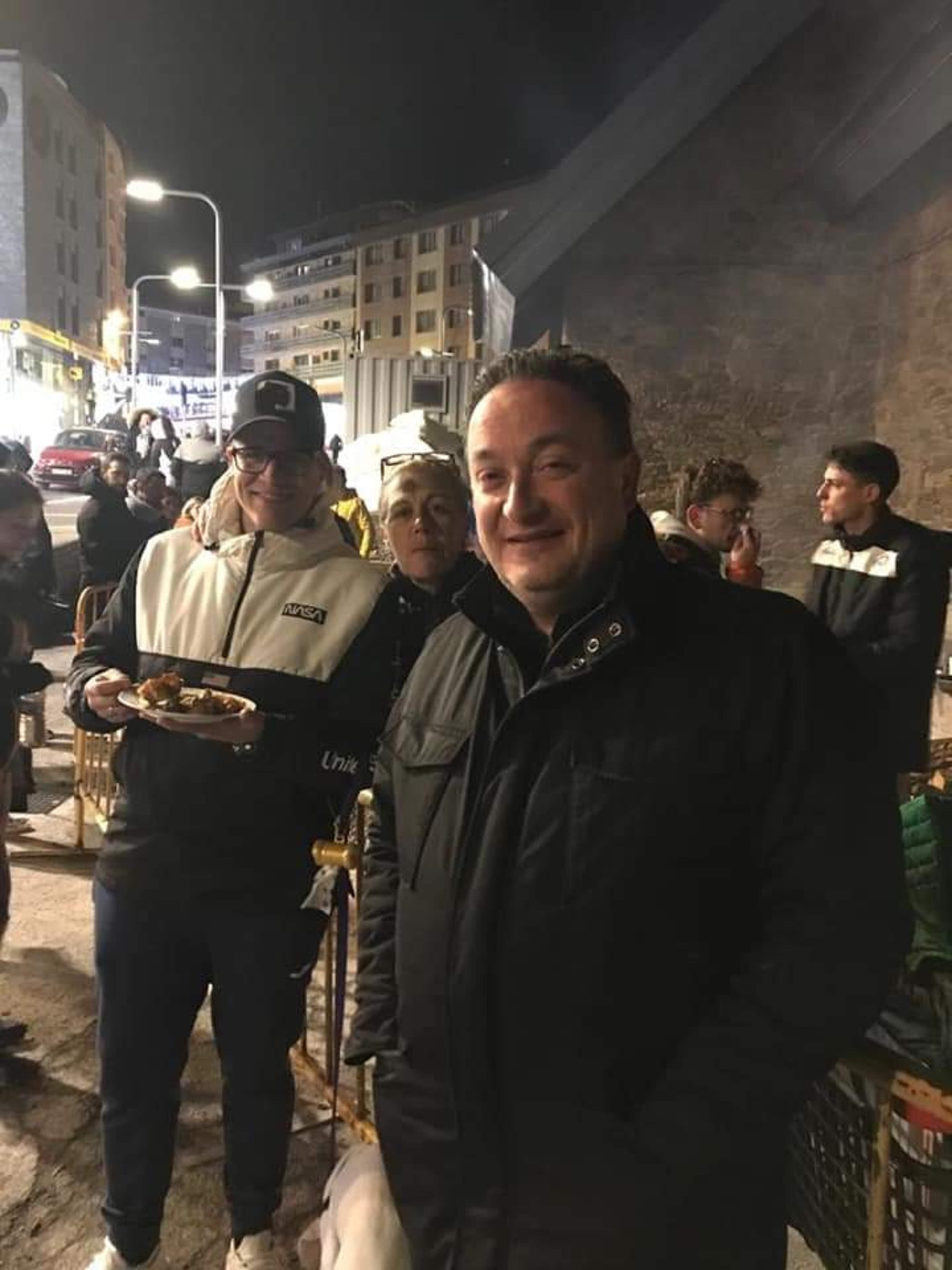 Èric Alguacil en un acte popular al Pas de la Casa.