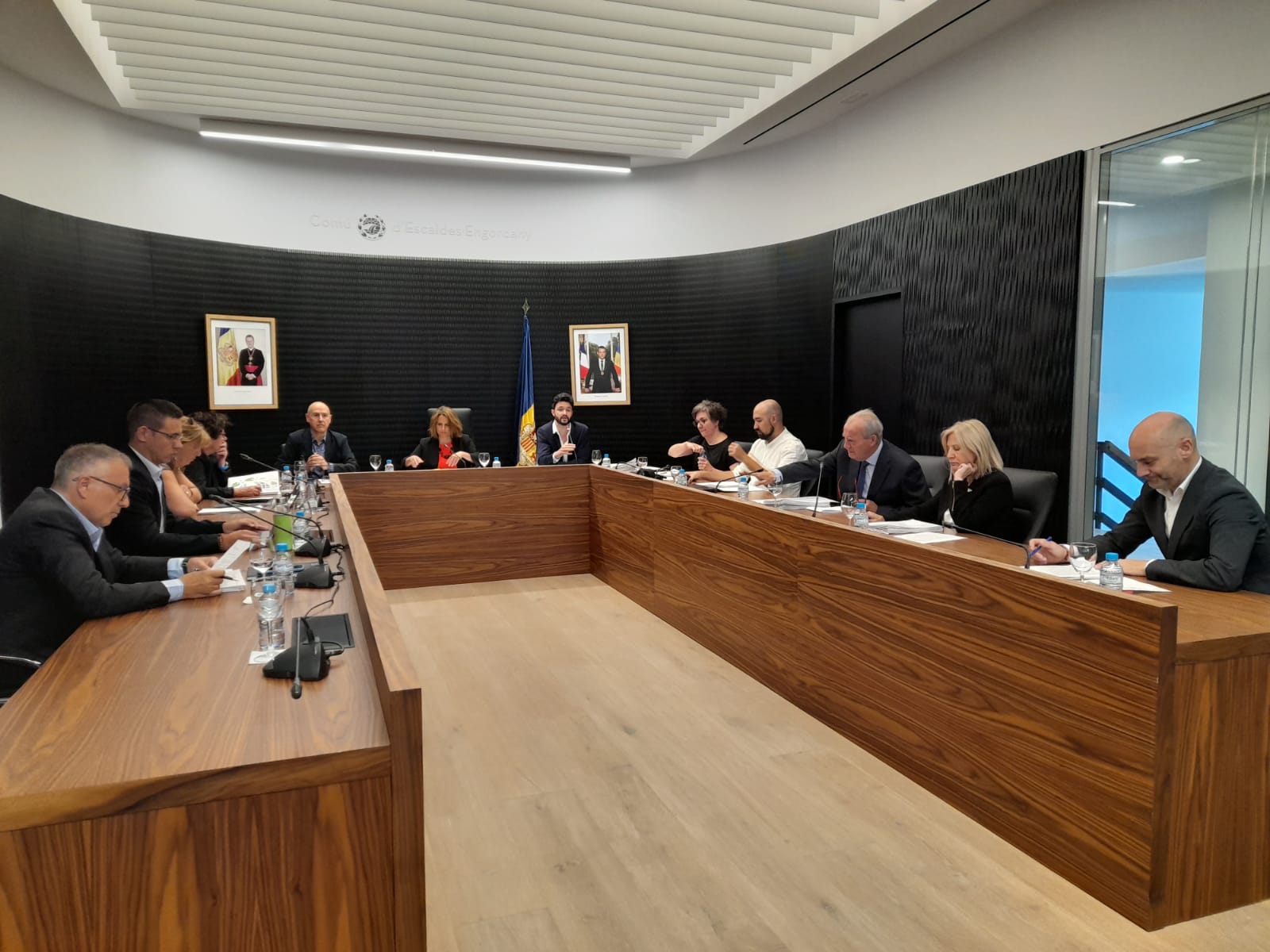 La sessió de consell del Comú d'Escaldes-Engordany.
