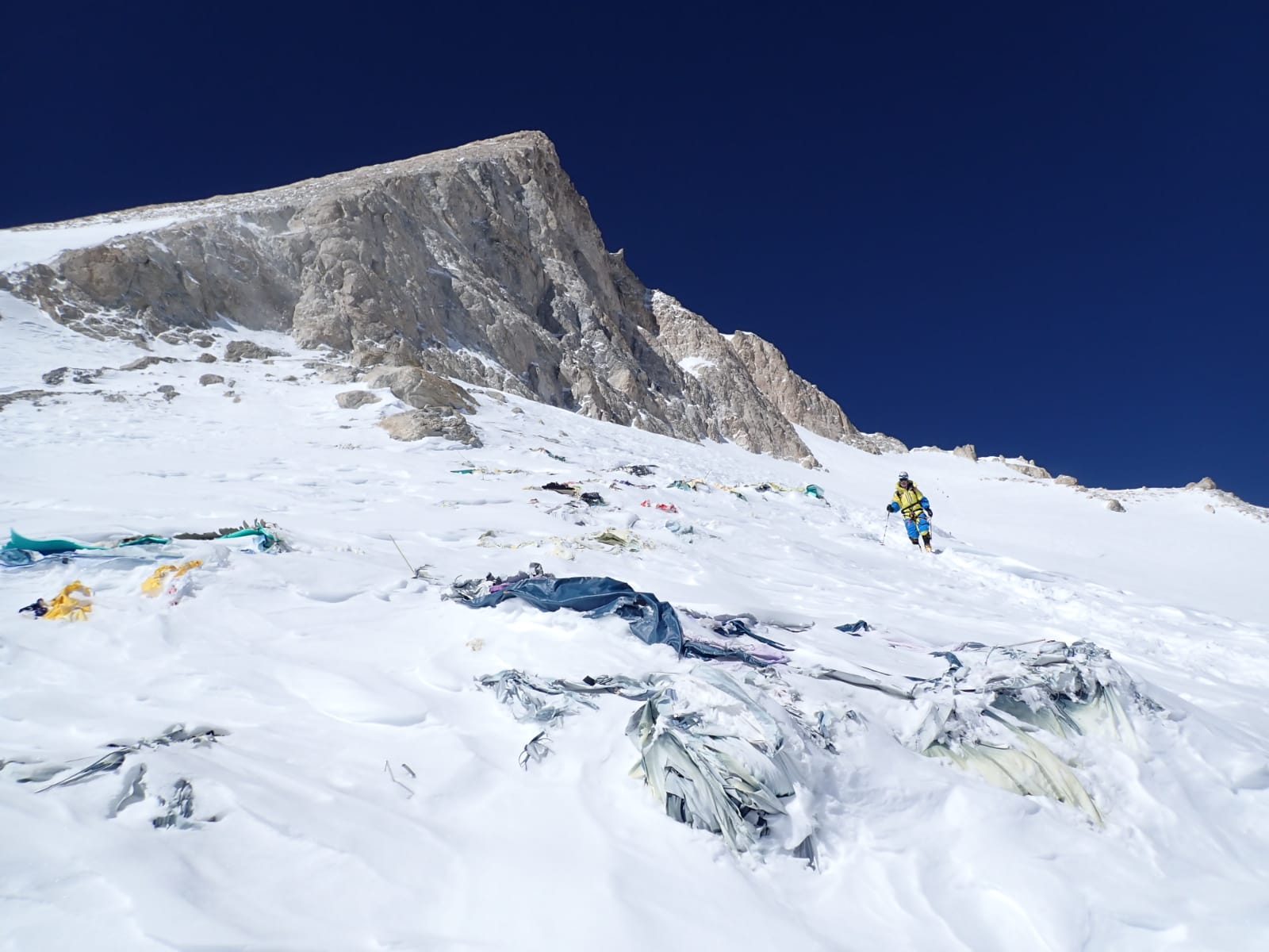 Gonzalo Fernández en una expedició anterior.
