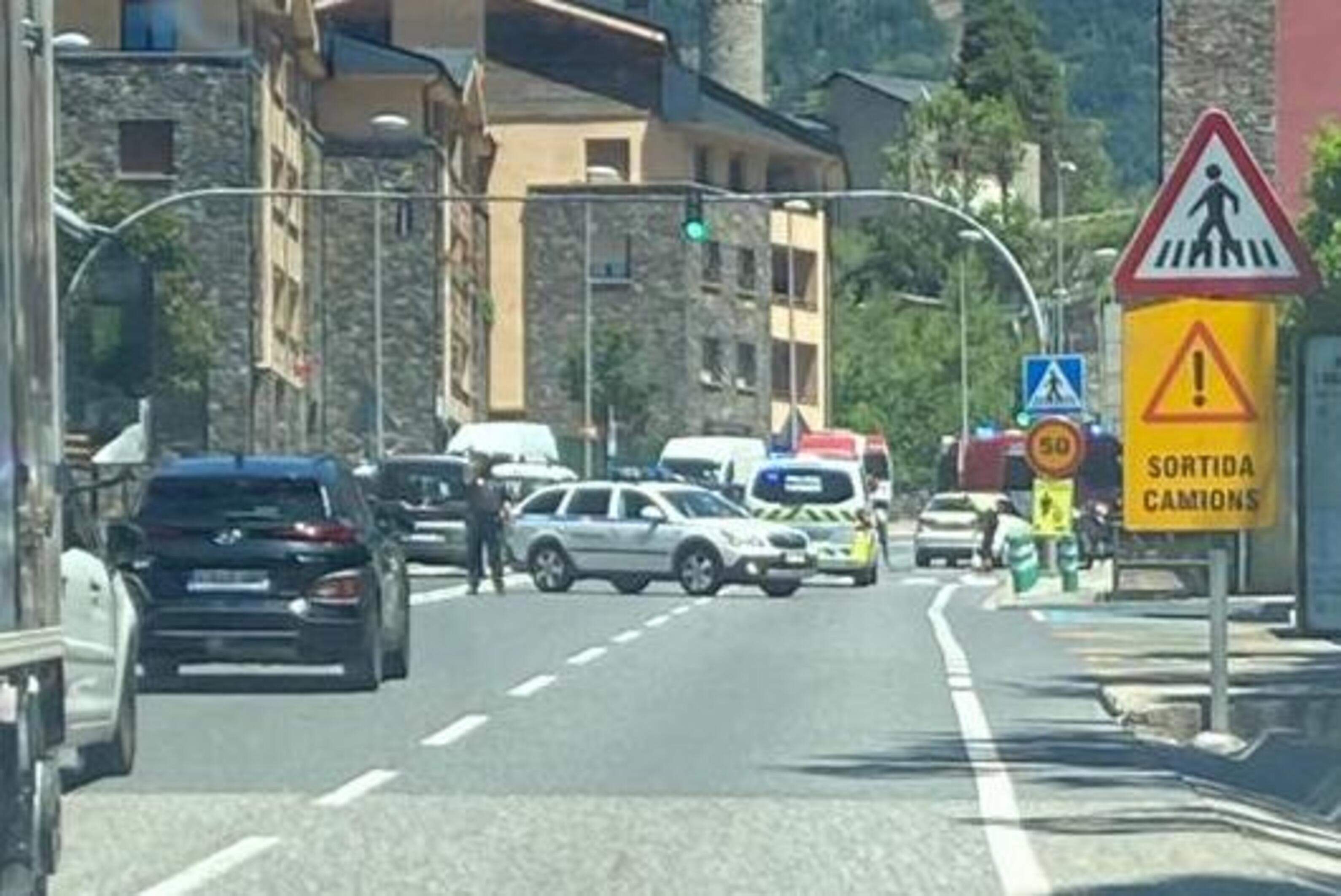 L'accident ha passat a l'altura de Valira Nova.