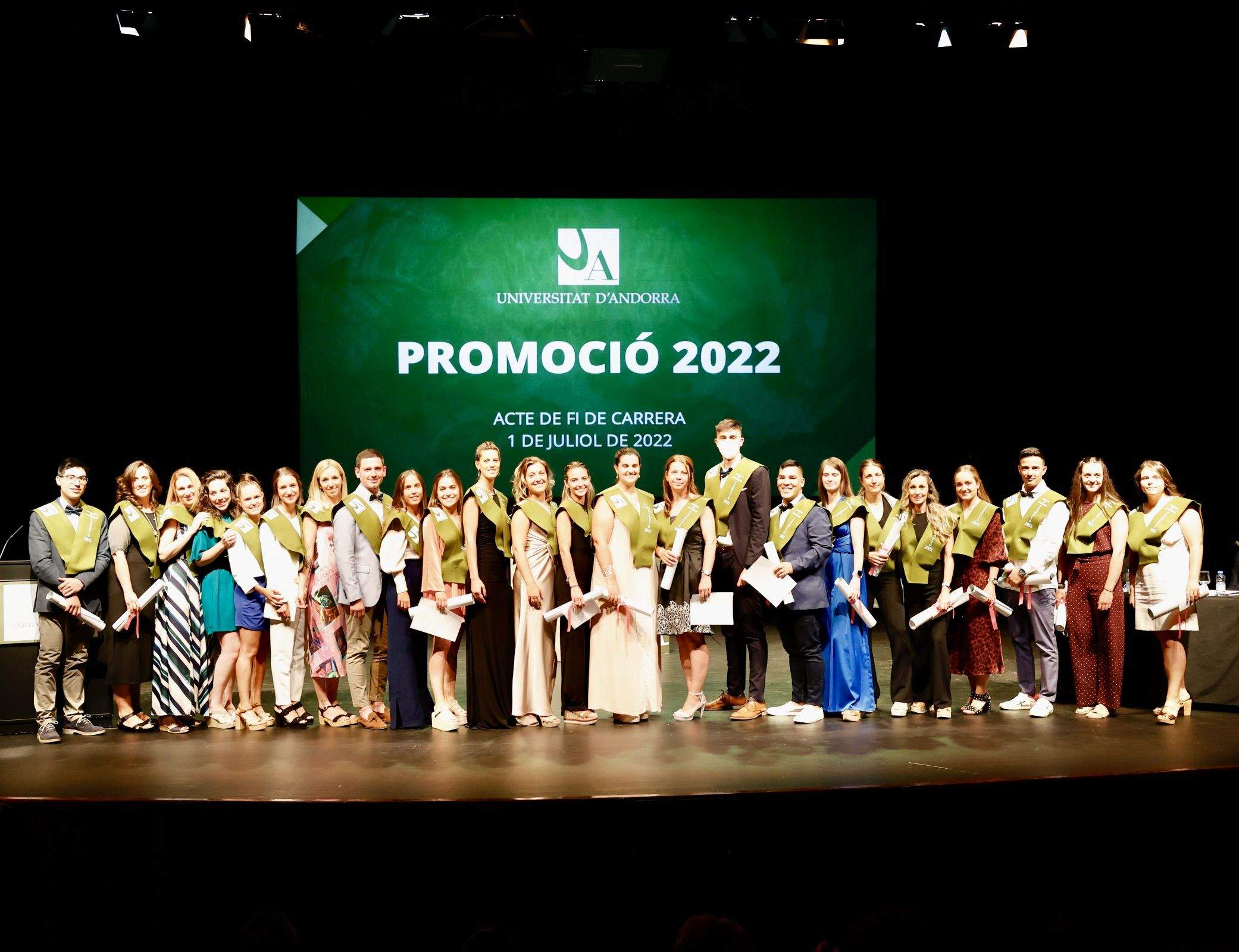 Els estudiants graduats.