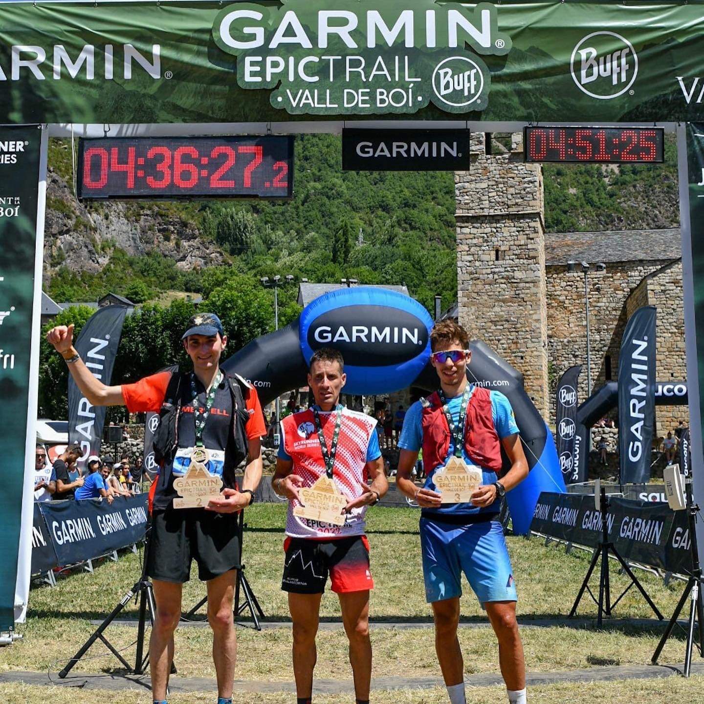 Soldevila, amb els altres ocupants del podi.