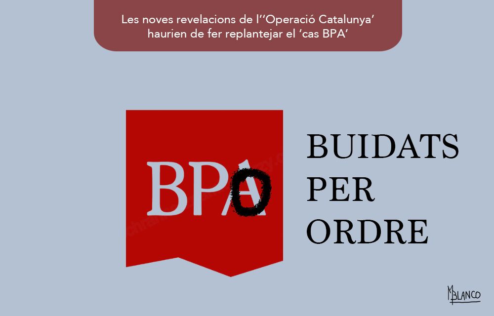 Operació contra BPA.