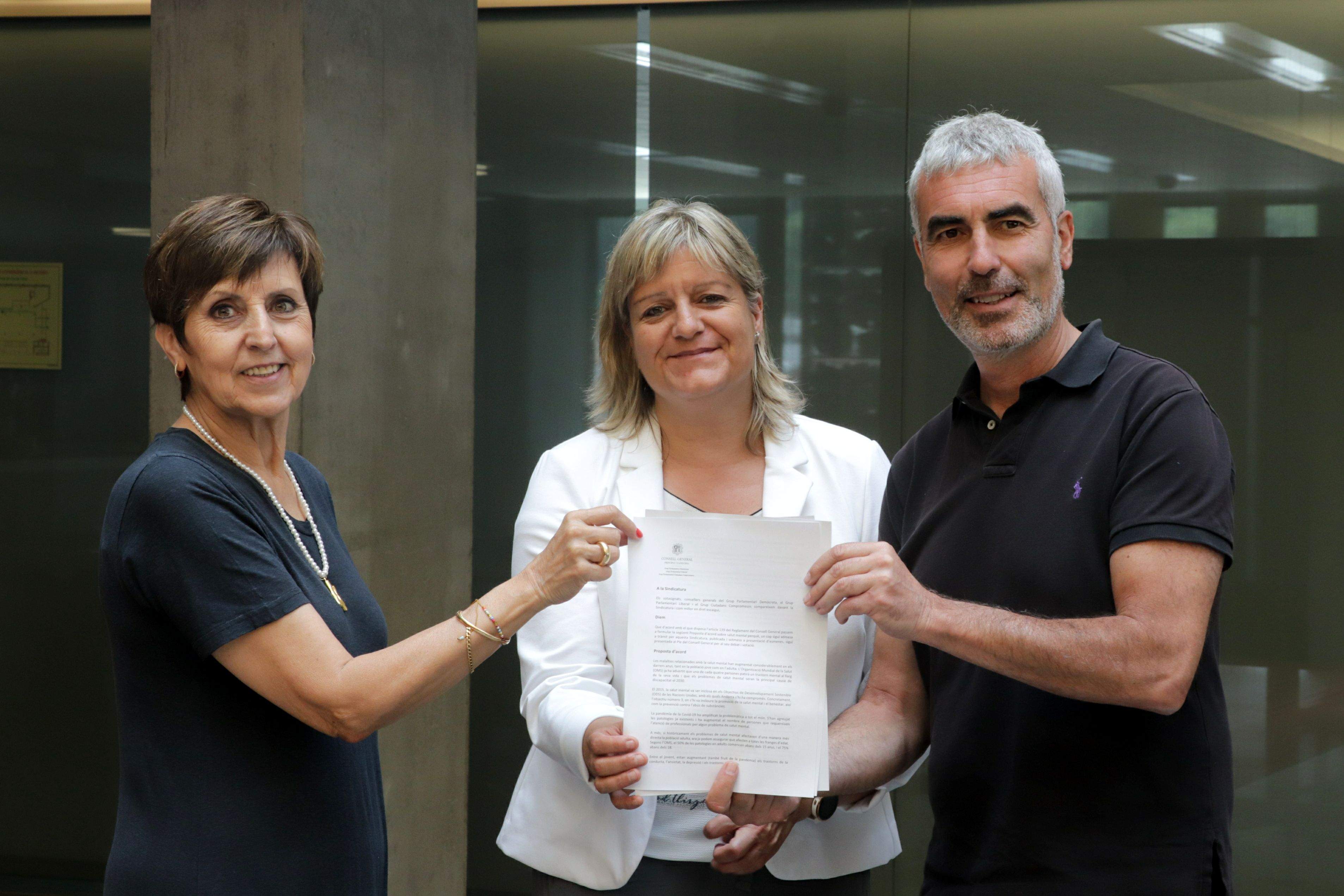 Núria Rossell, Berna Coma i Marc Magallón.