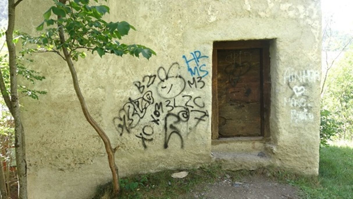 Pintades al colomer de la casa Areny-Plandolit. Pintades al colomer de la casa Areny-Plandolit.