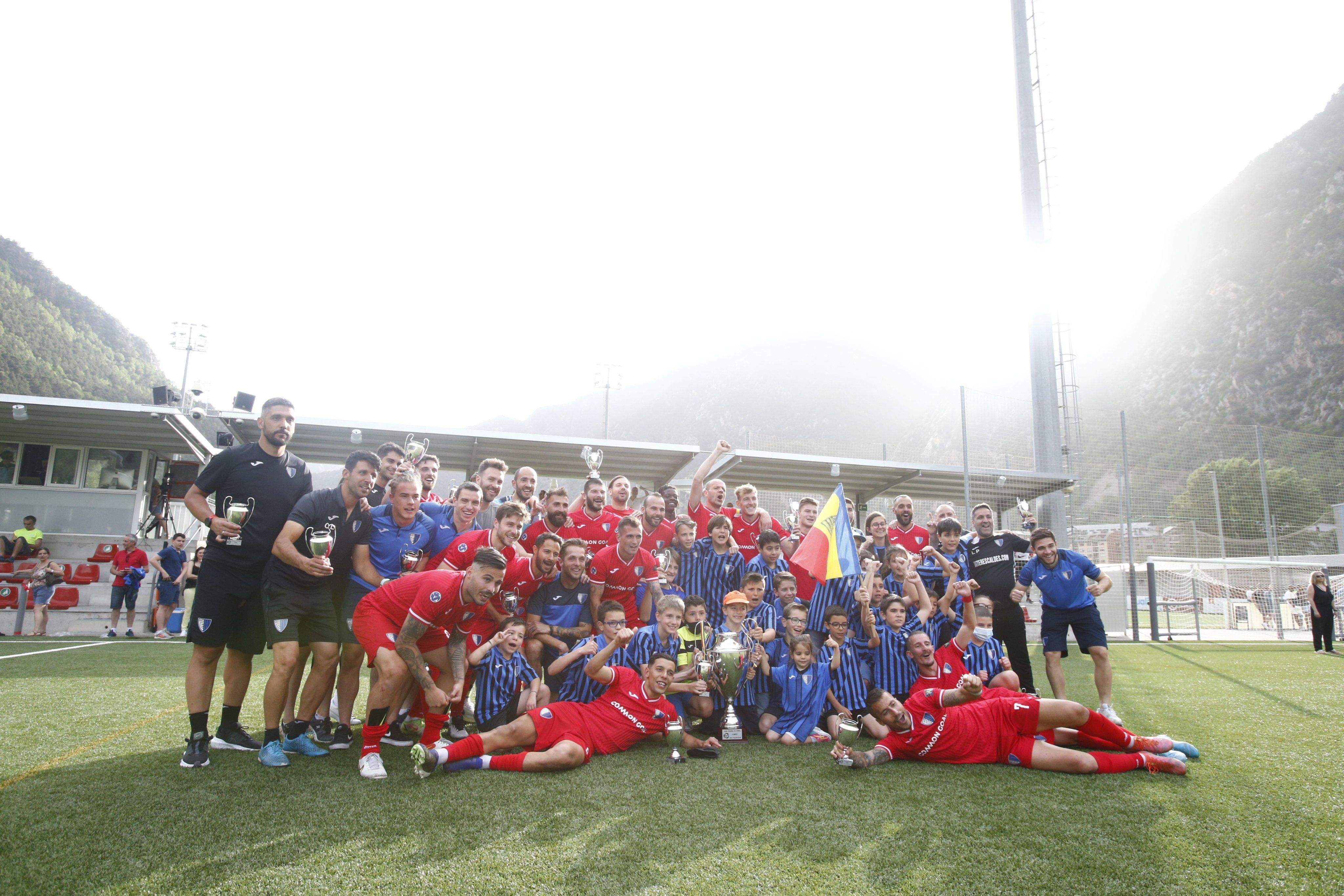 L'Inter celebra el darrer títol de la Lliga Multisegur.