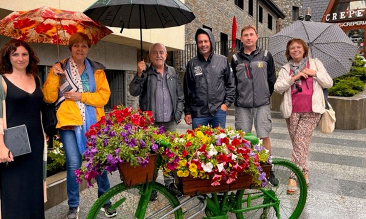 Visita del jurat de Viles Florides a la Massana