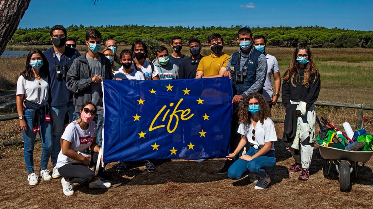 Participants en una acció del programa Life.