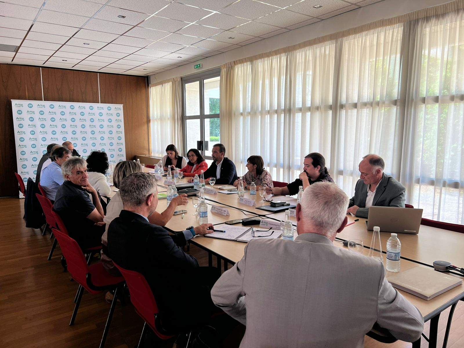 Un moment de la trobada entre Andorra i l'Arieja.