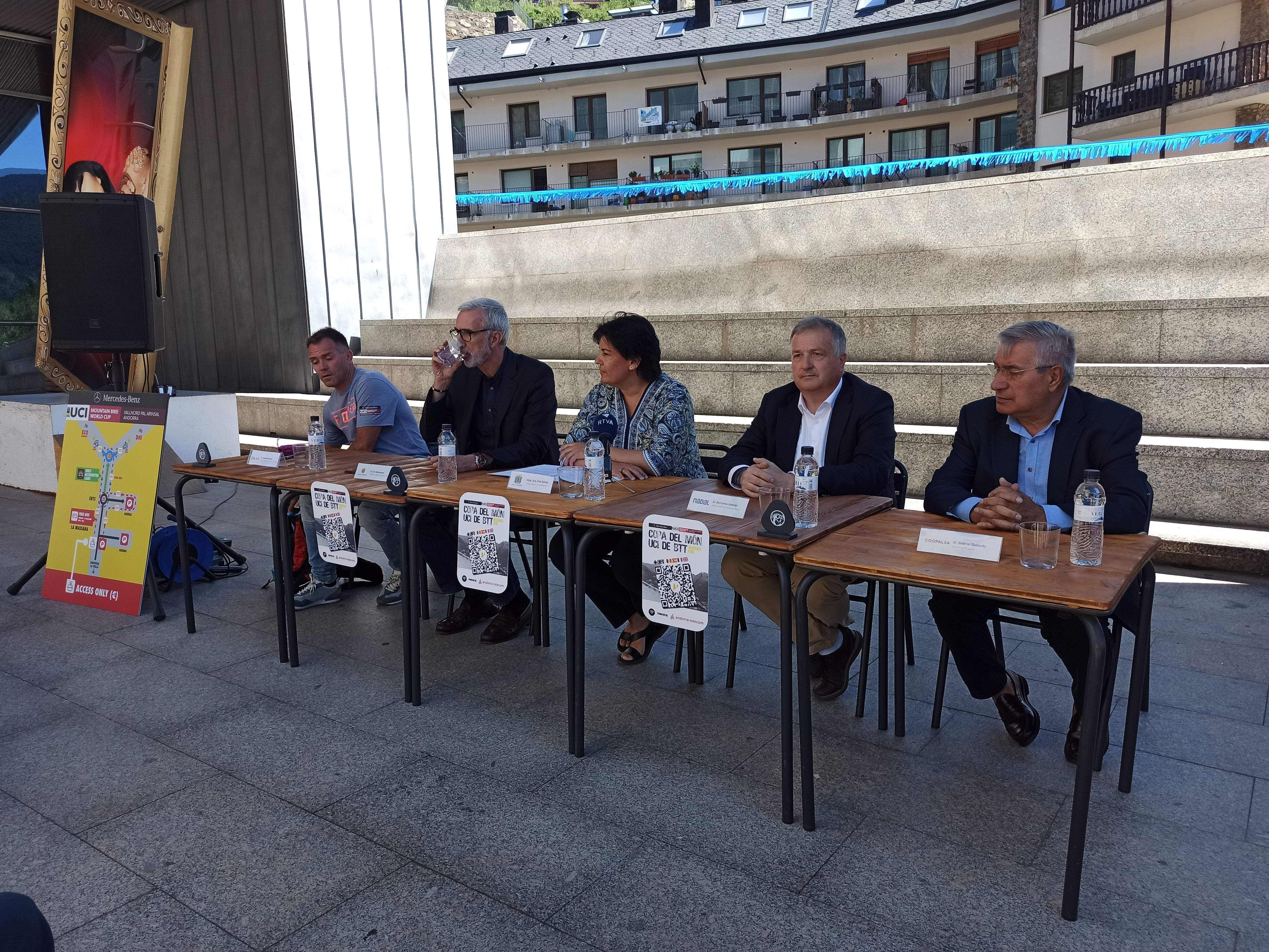 Presentació del dispositiu de mobilitat de la Copa del Món de BTT