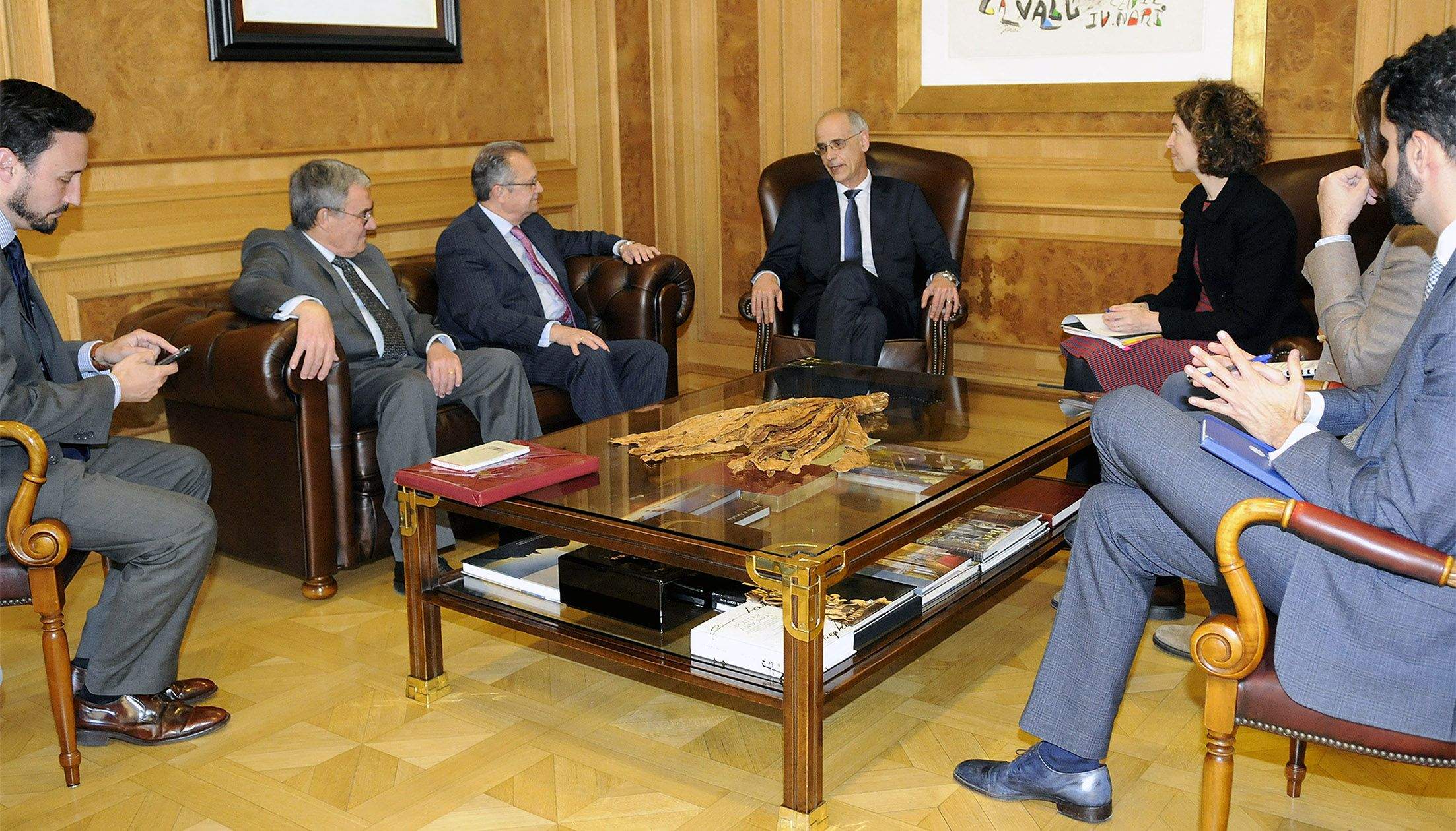 Visita a Andorra del secretari d'Estat espanyol de Cooperació Internacional amb Iberoamèrica i el Carib, Juan Pablo de Laiglesia y González de Peredo.