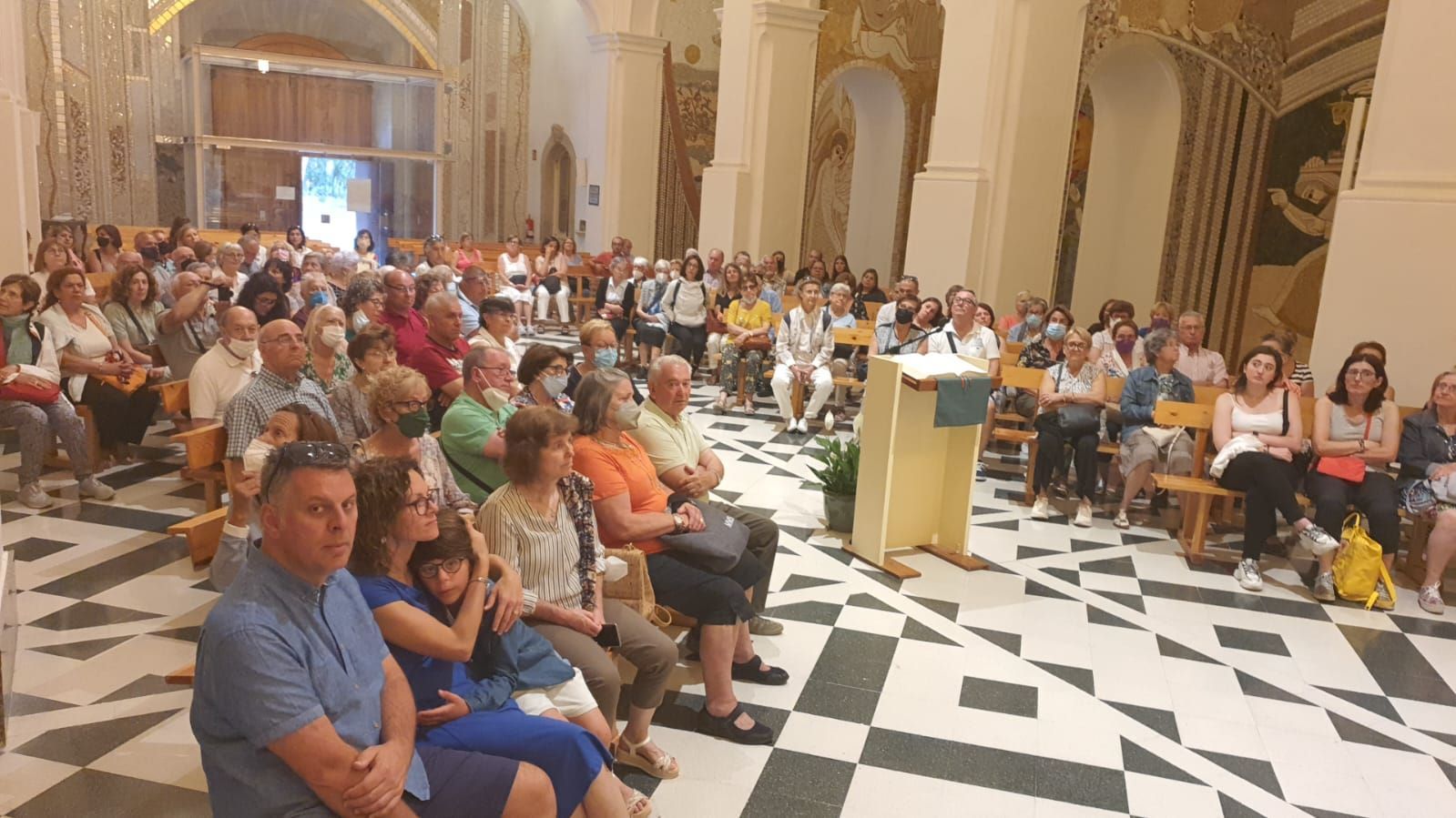 Assistents a l'acte organitzat per l'arxiprestat de les Valls a Manresa aquest dissabte.