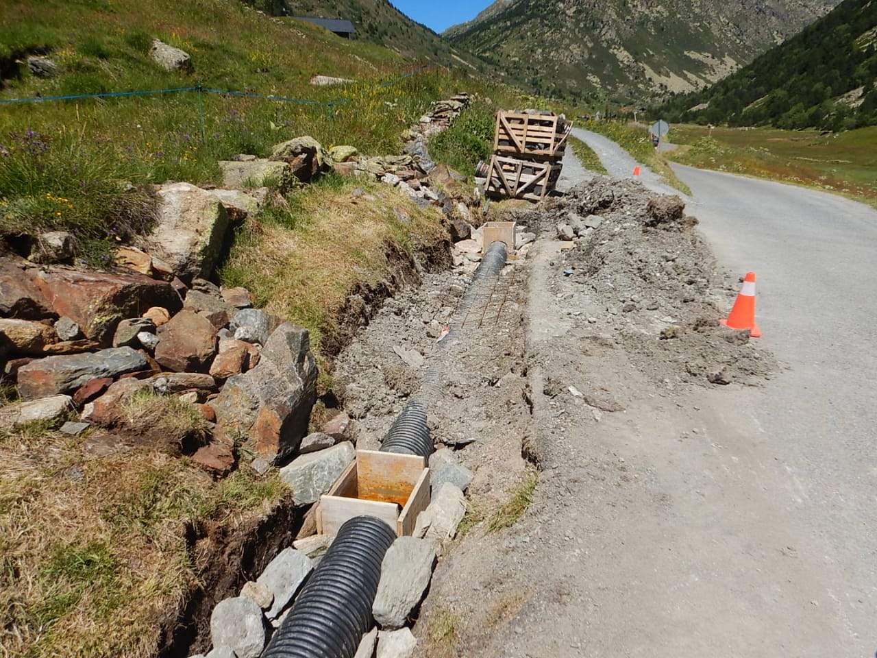 Una imatge dels treballs que s'estan fent.