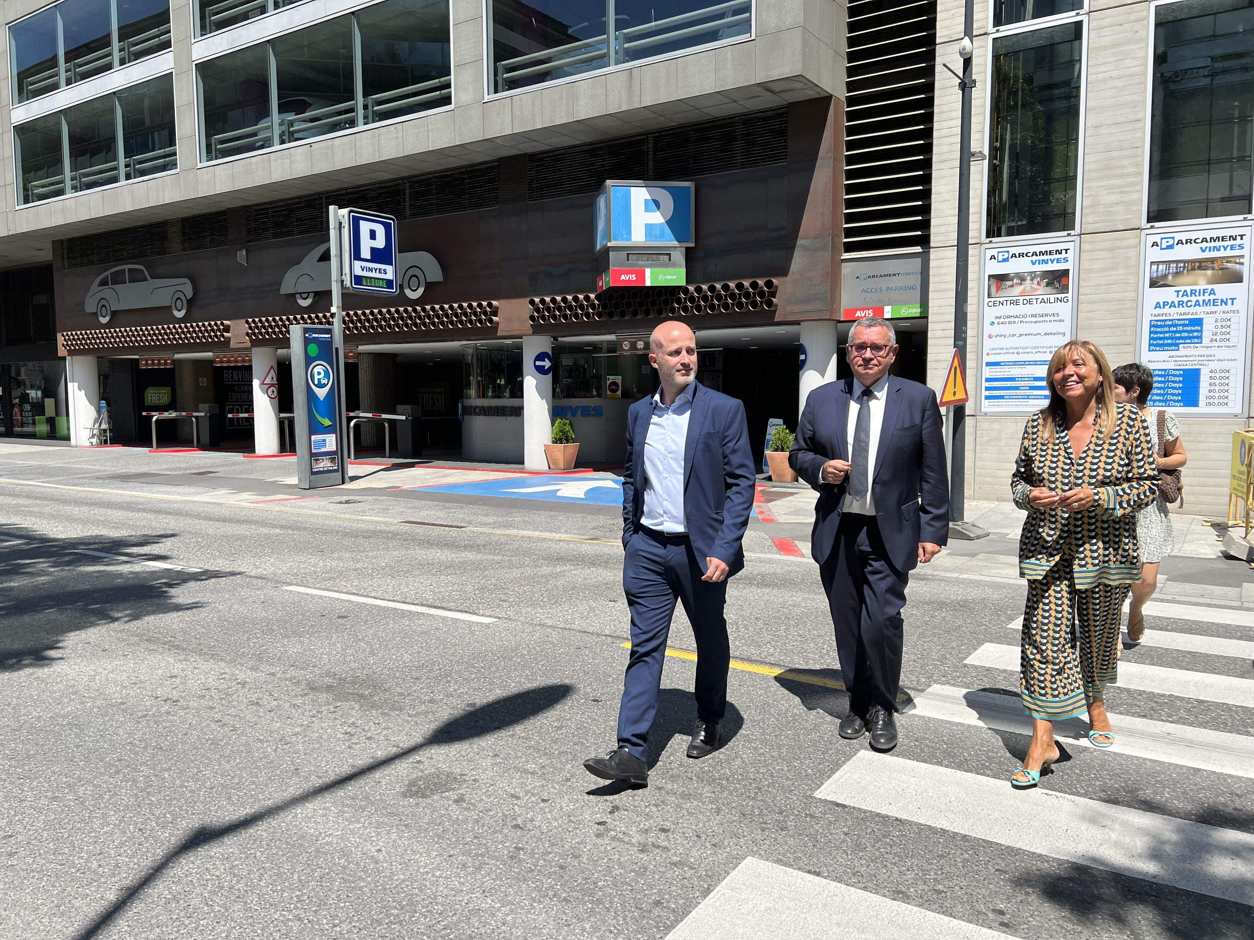 Presentació de les obres al carrer Prat de la Creu.