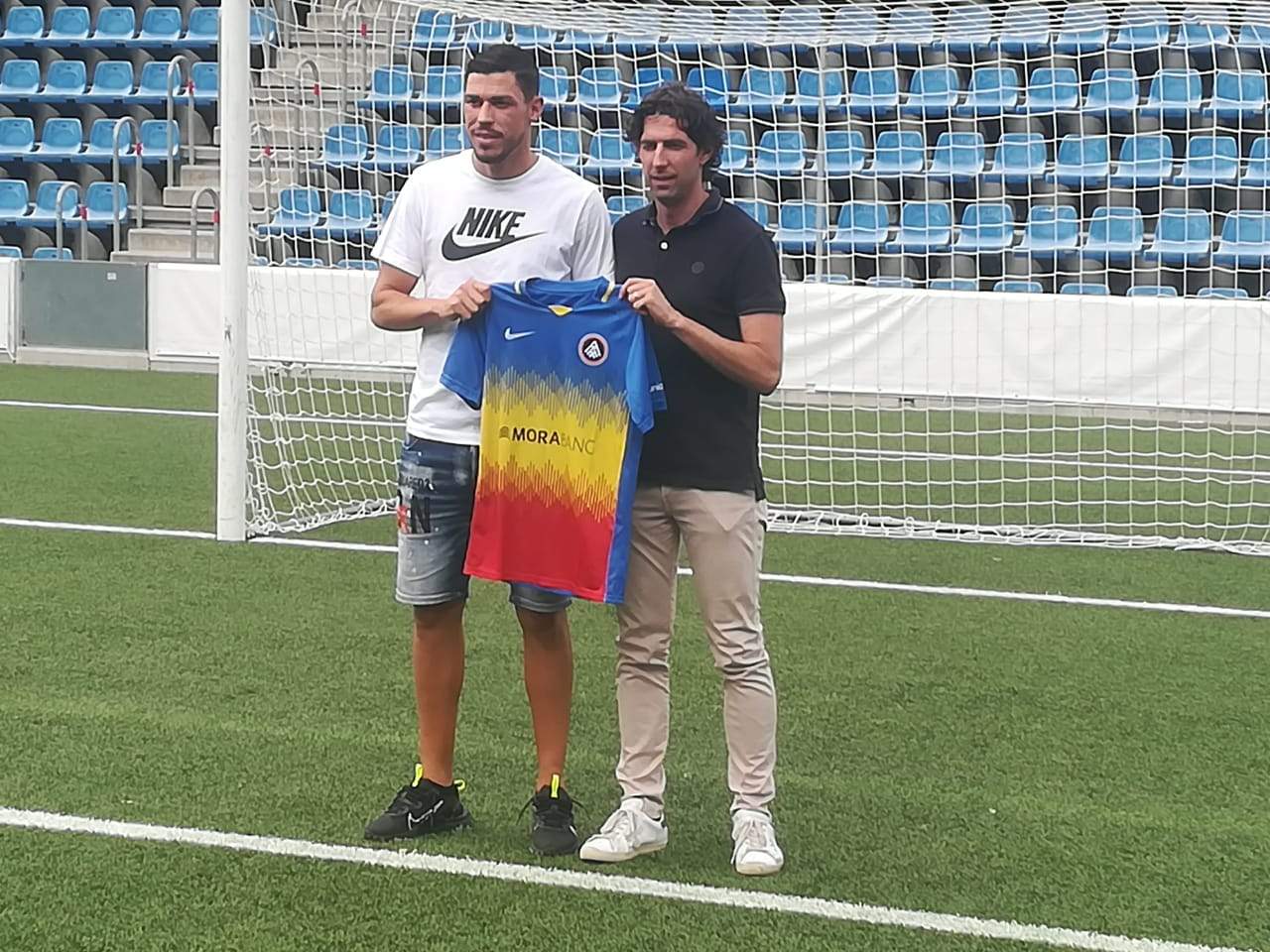 Lizoain i Nogués, aquest dilluns a l'Estadi Nacional.