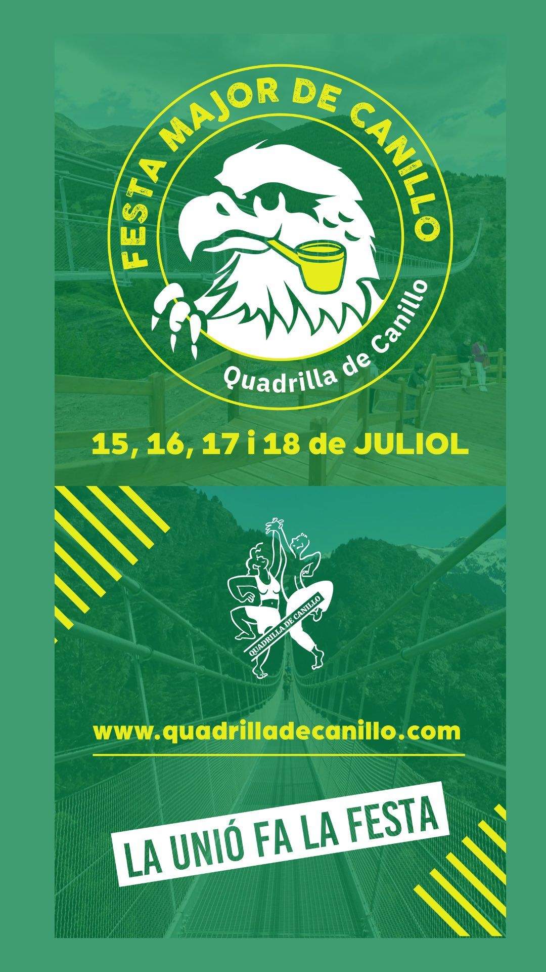 Cartell de la Festa Major de Canillo.