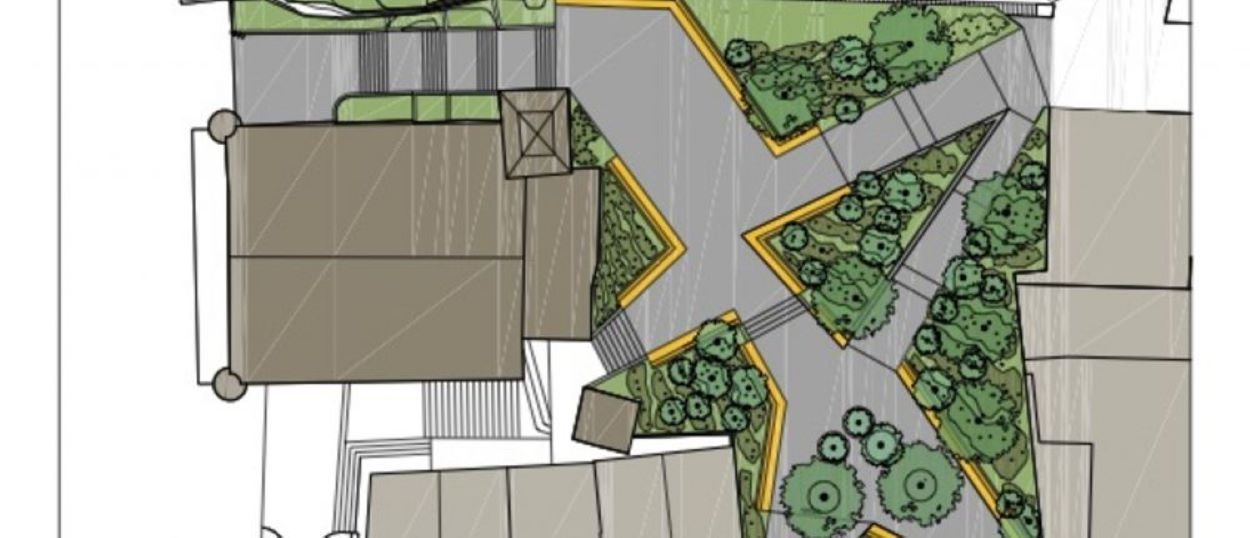 PLÀNOL DE COM QUEDARIA LA ZONA DESPRÉS DE LA REMODELACIÓ.