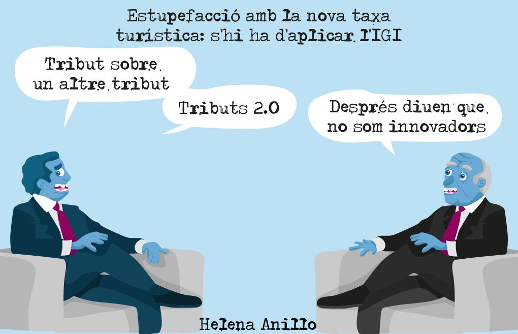 Gravàmen per a la taxa turística.