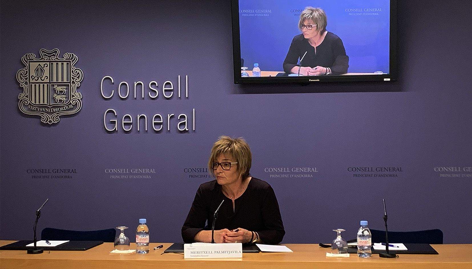 La subsíndica general, Meritxell Palmitjavila, ha informat d'alguns dels detalls de la junta de presidents.