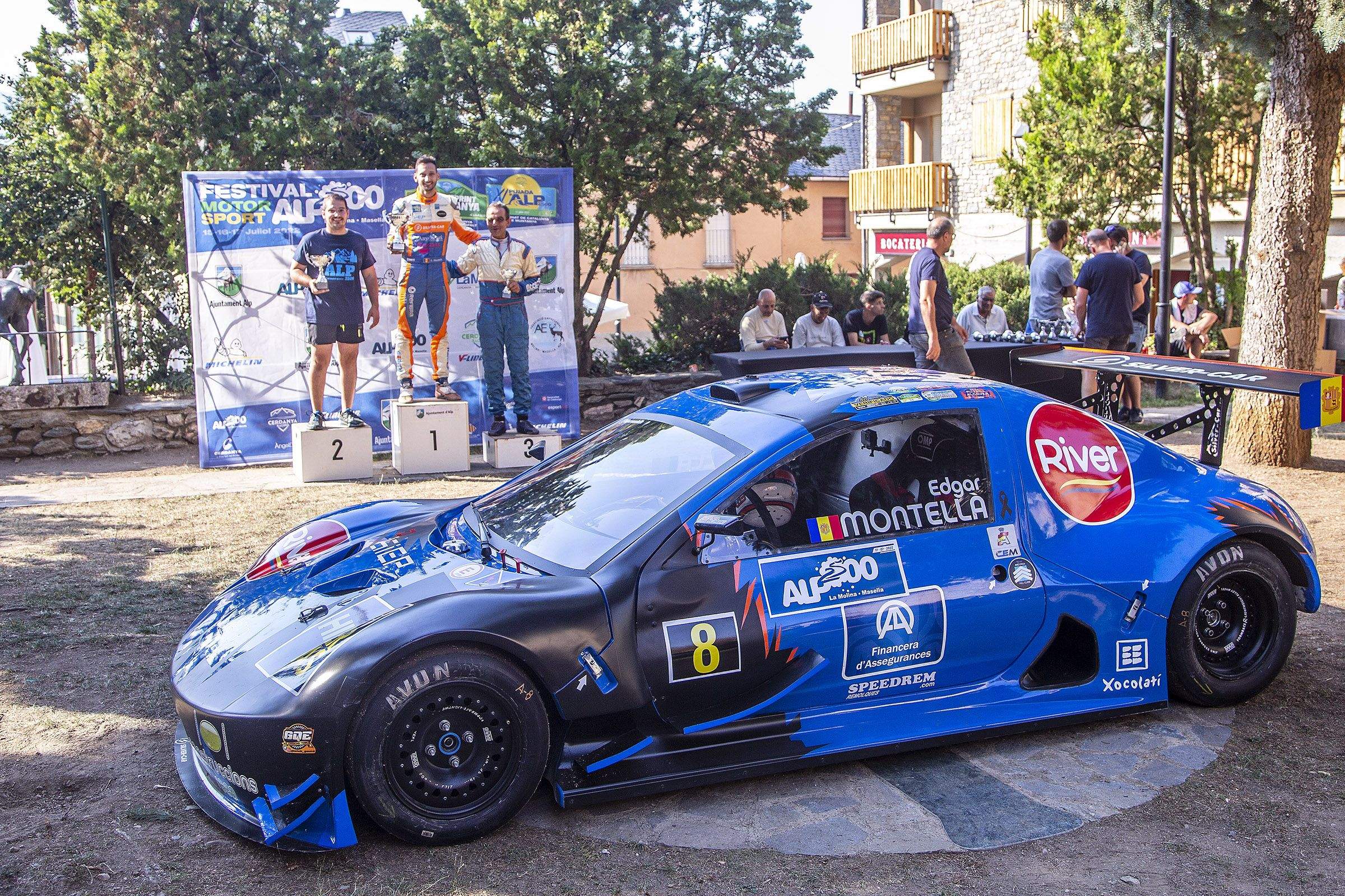 Edgar Montellà al podi.