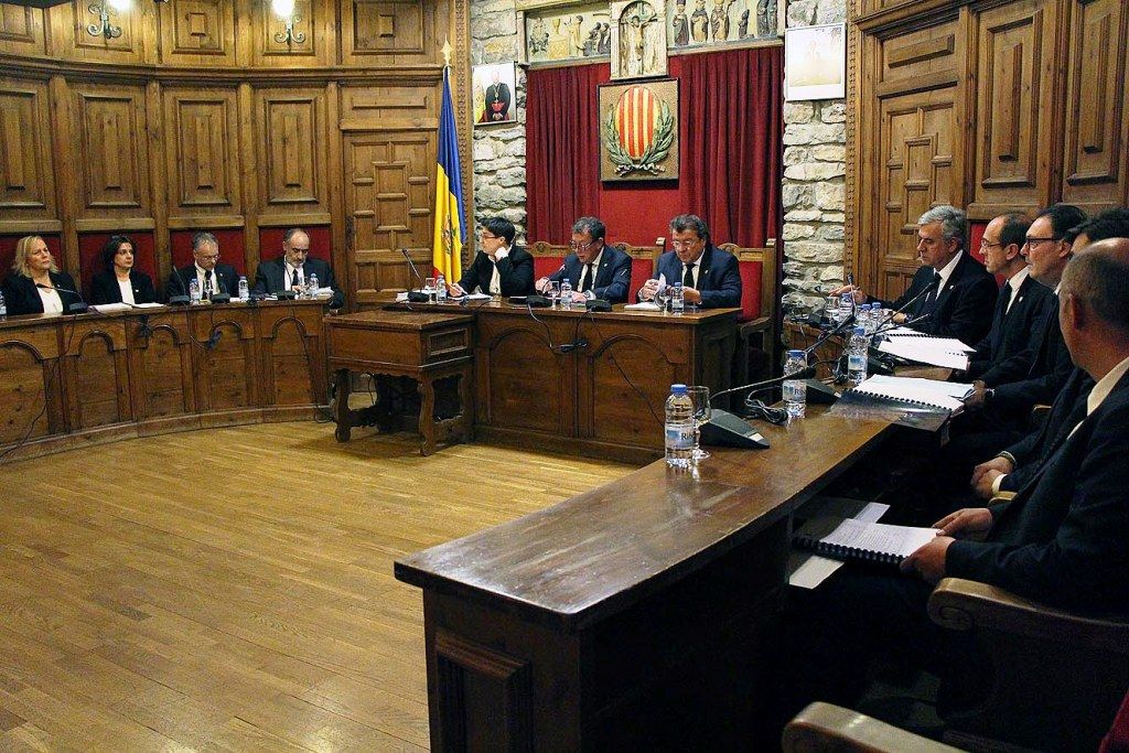 Una sessió de comú a Sant Julià de Lòria.