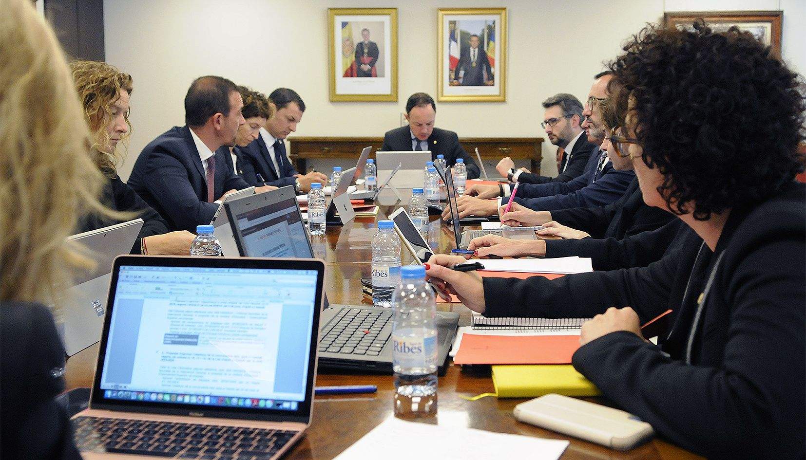 Una imatge d'arxiu d'una reunió del consell de ministres.