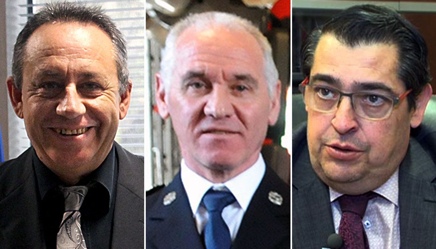 Jordi Moreno, Joan Carles Recasens i Francesc Tarroch (d'esquerra a dreta).