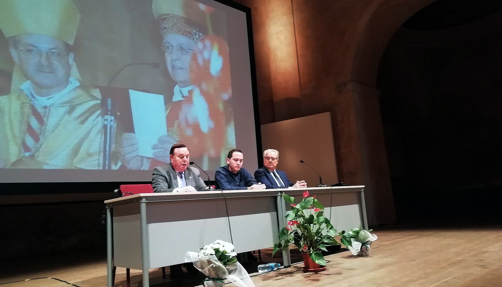 Un moment de l'acte a Alcover.