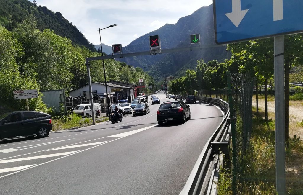 La zona de la CG1 que passarà d'un a dos carrils els caps de setmana
