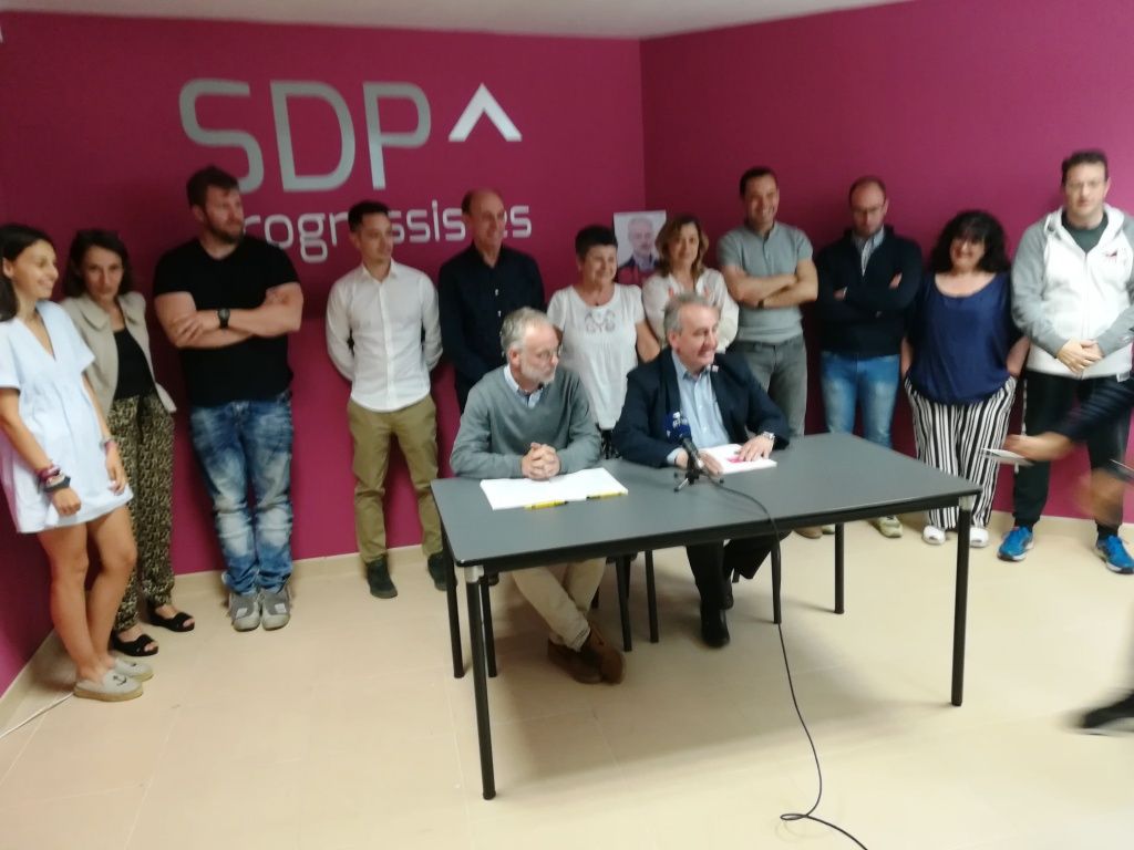 la nova executiva d'SDP amb Bartumeu i Roig al capdavant.
