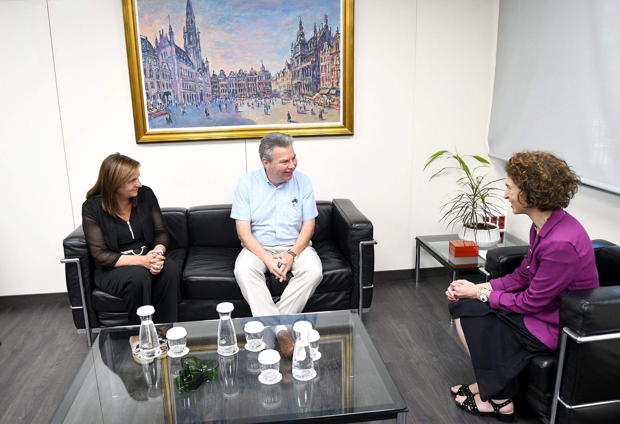 La reunió amb el president de la Conferència de les ONG del Consell d’Europa