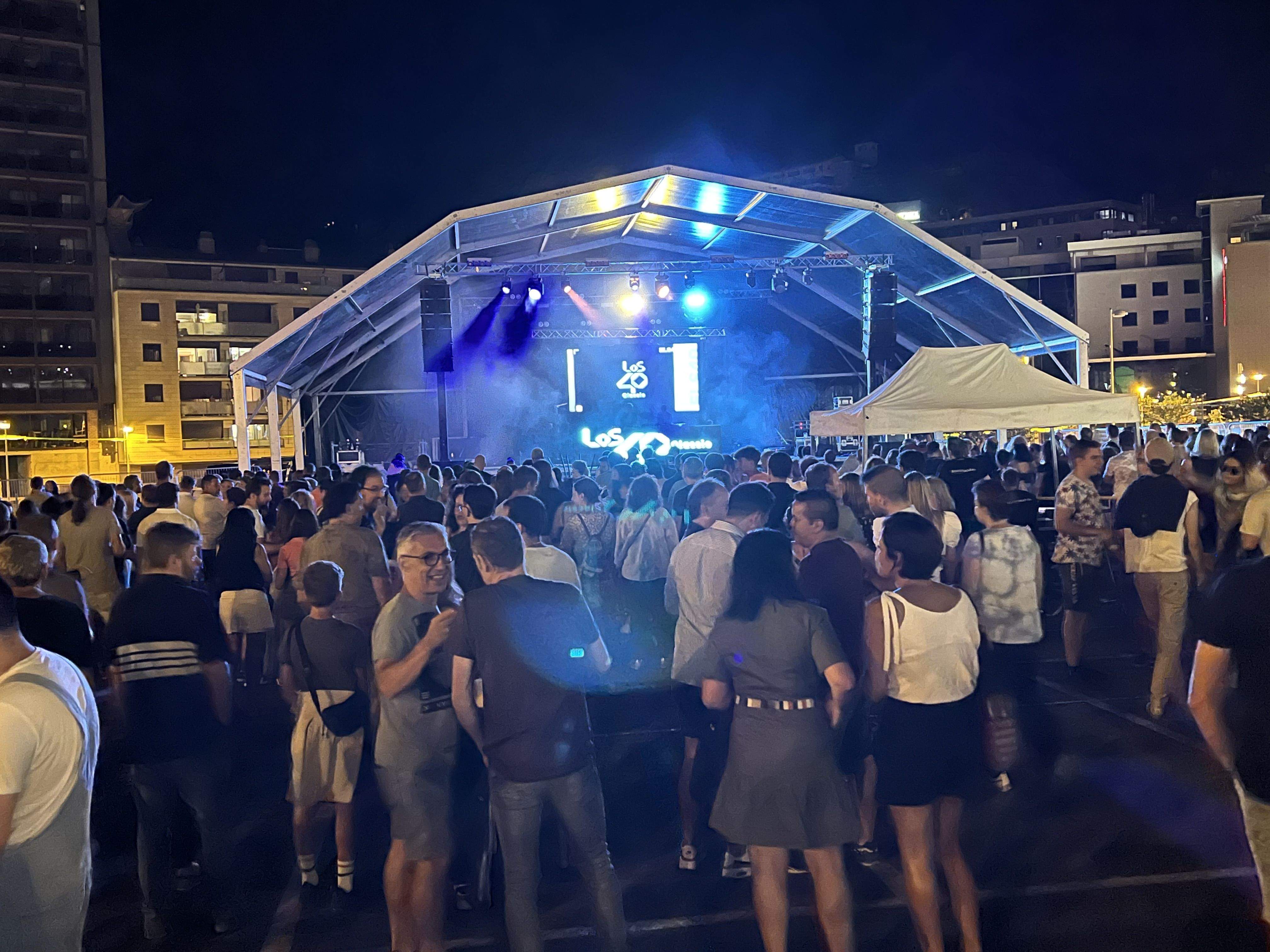 L'espectacle de 'Los 40' aquest dissabte a Escaldes.