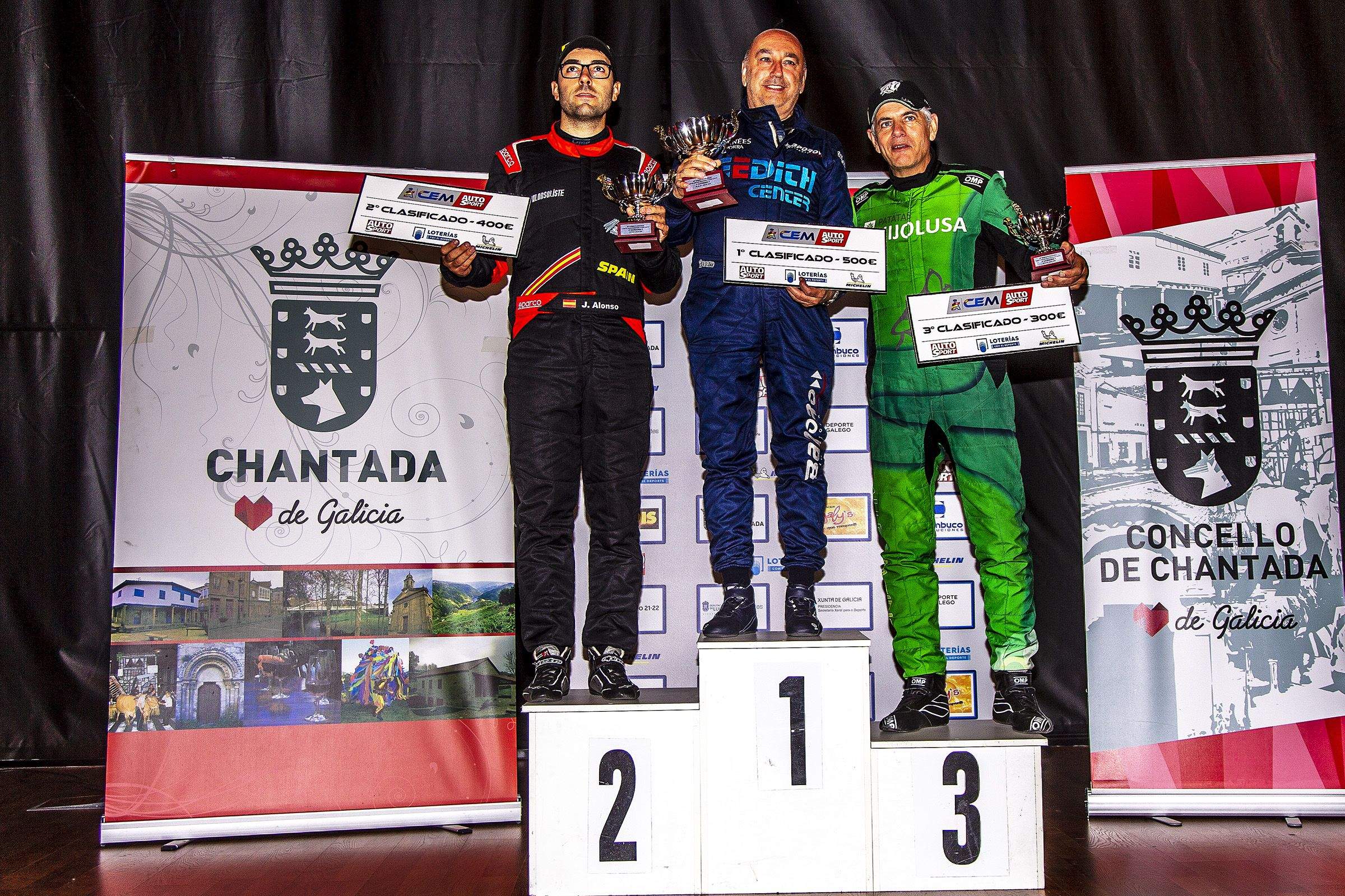 De la Casa, al graó més alt del podi.